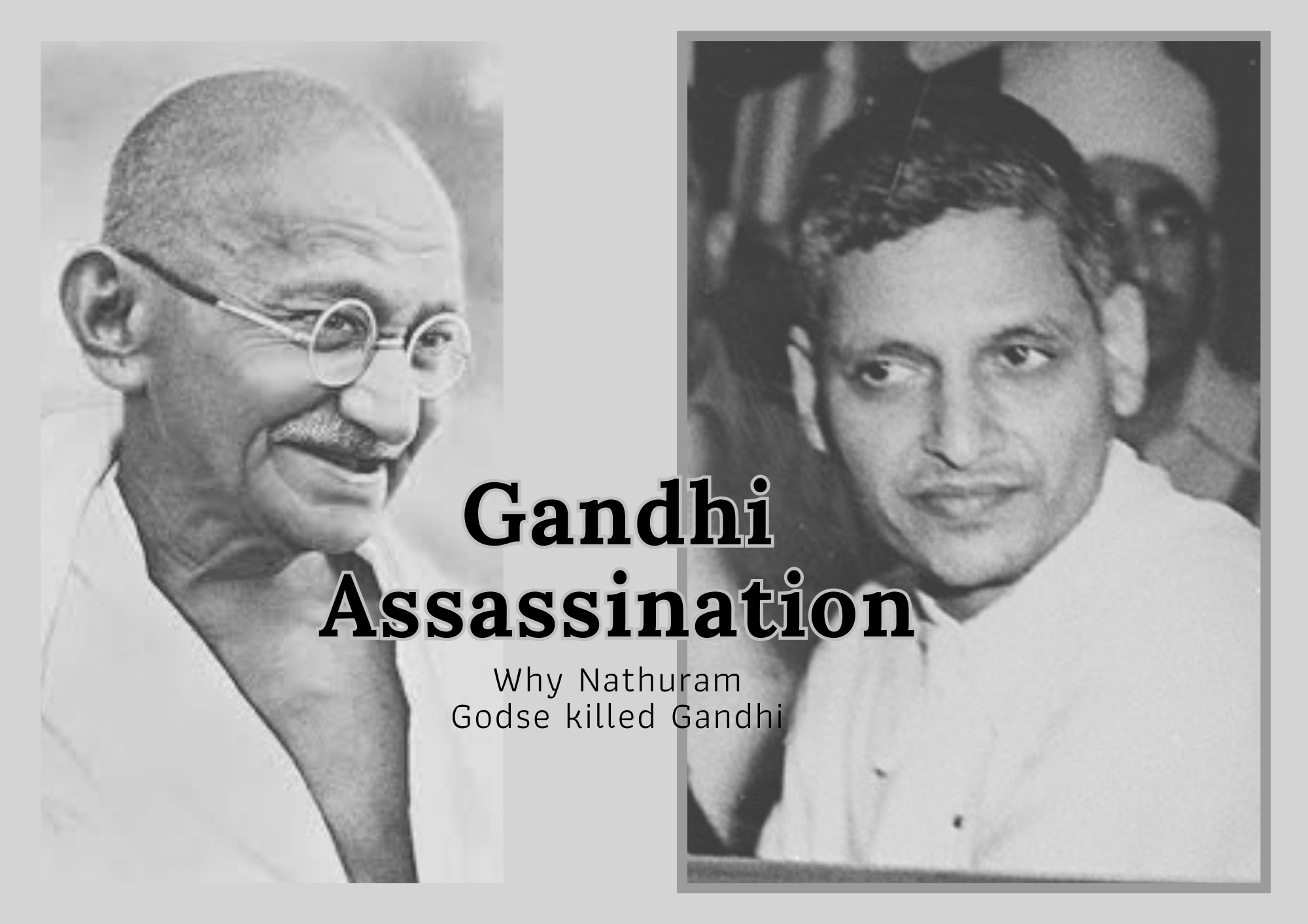 Why Nathuram Godse killed GandhiGandhi's Assassinationनाथूराम गोडसे ने गांधी जी की हत्या क्यों की30 जनवरी 1948Nathuram GodseMahatma Gandhi