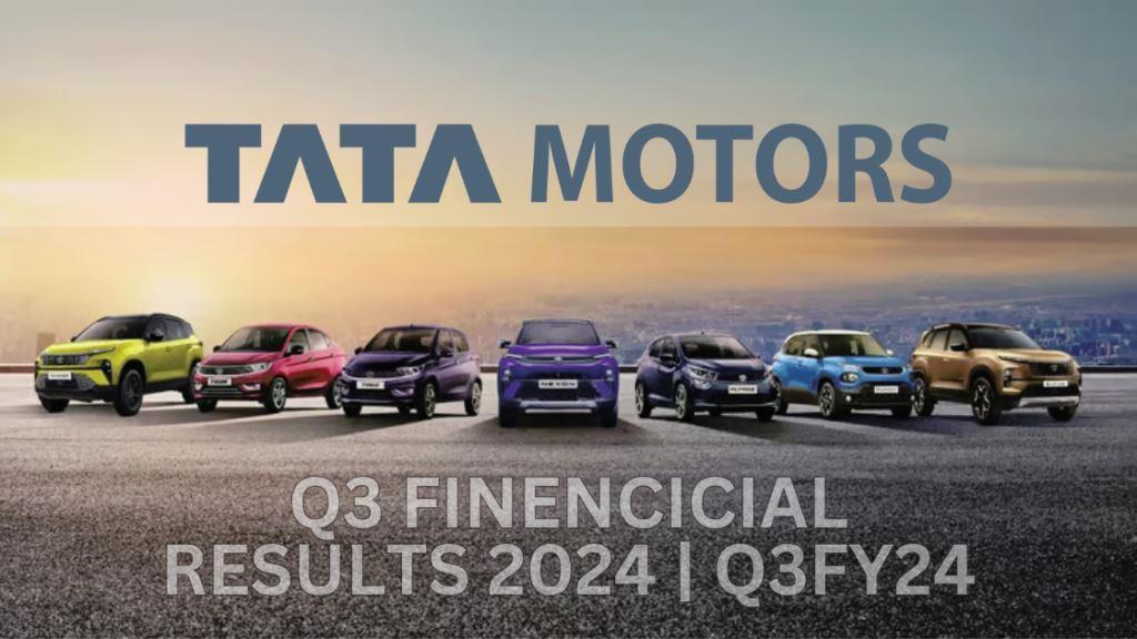 Tata motors q3 Financial results 2024| Q3FY24|Jaguar Land Rover (JLR) contribution|Strong Revenue and Operating |Large increase in consolidated net profit|