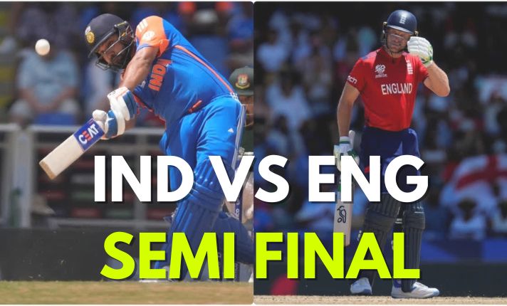 India England match टी20 विश्व कप 2024 सेमी-फाइनल हाइलाइट्स